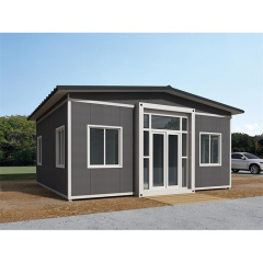 Steel Frame Container House With Roof Balcony