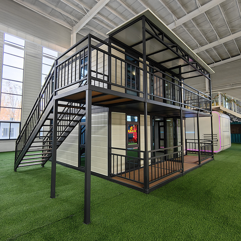 Container Homes Tiny Houses 2 Story | Expandable Modular Living Solution