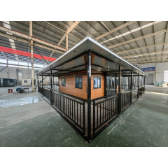 Container House Luxury – Expandable Prefab Villa with Full Terrace & Roof