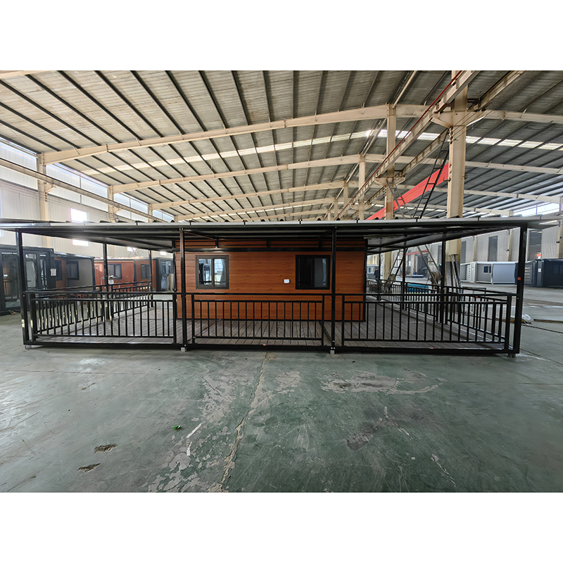Container House Luxury – Expandable Prefab Villa with Full Terrace & Roof