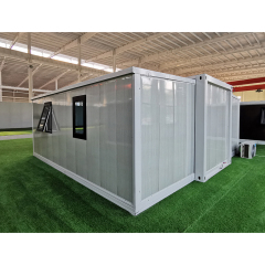 White Expandable Container House | 20ft Basic Model Prefab Home