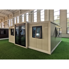 White Expandable Container House | 20ft Basic Model Prefab Home
