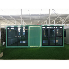 Flat Green Expandable Container Houses