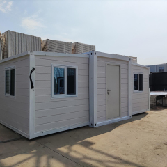 White Expandable tiny house