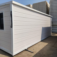 White Expandable tiny house