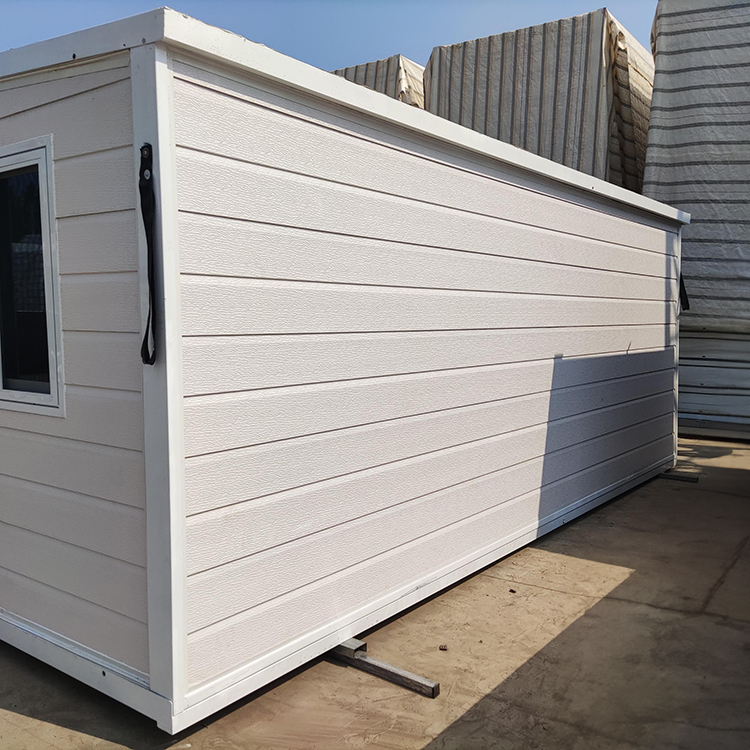 White Expandable tiny house