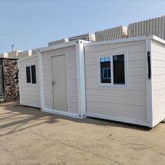 White Expandable tiny house