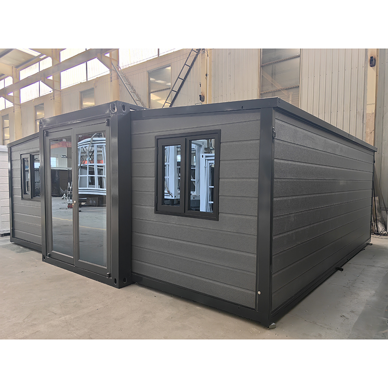 gray expandable container house