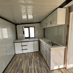 20ft expandable container house with triangular roof