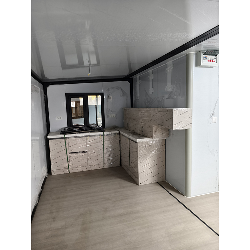 20ft wood grain expandable container house