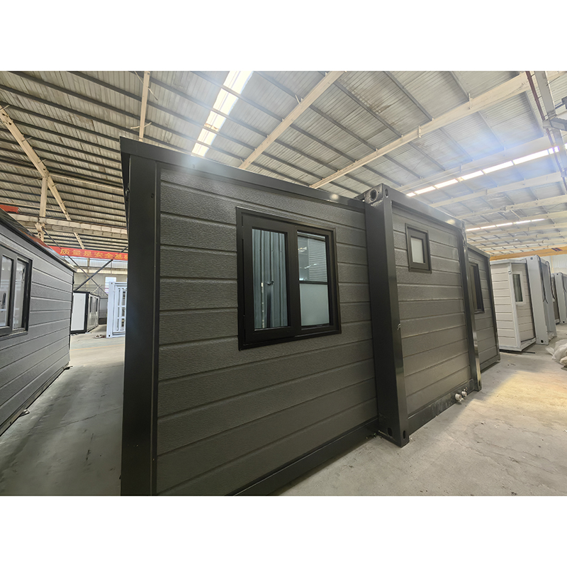 gray expandable container house