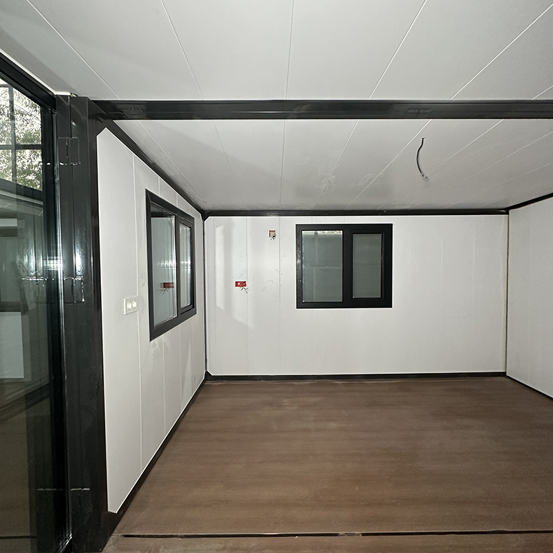 40ft wood grain expandable container house