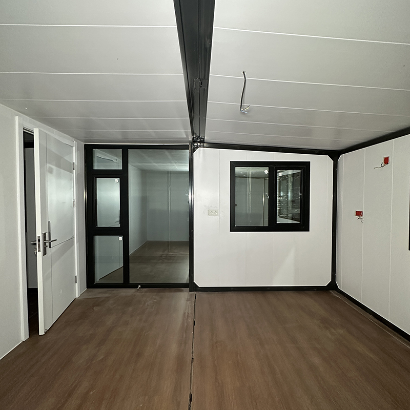40ft wood grain expandable container house