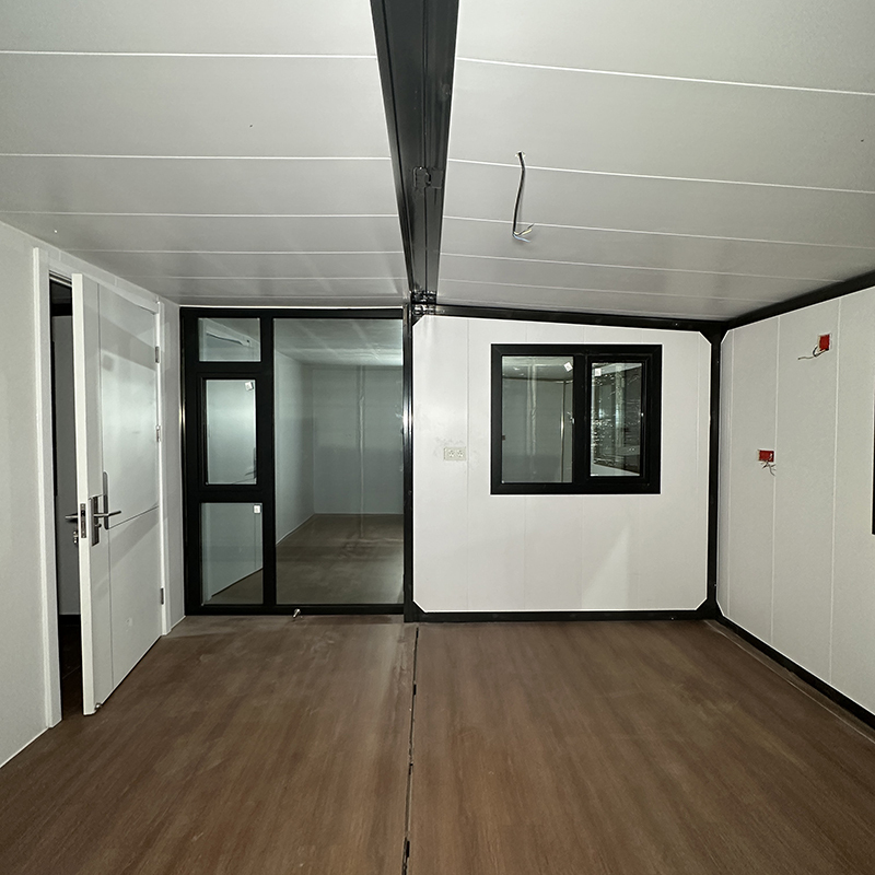 40ft wood grain expandable container house