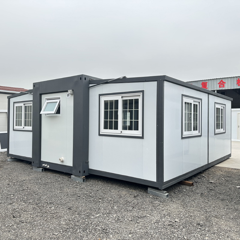 Amazon Expandable House – 20FT Expandable Container House with Entrance Door Canopy