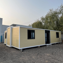 40FT expandable container house with triangulated roof