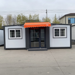 Amazon Expandable House – 20FT Expandable Container House with Entrance Door Canopy