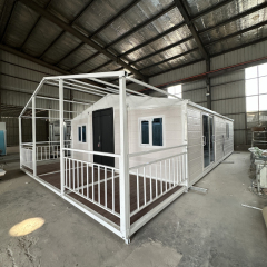 30FT expandable container house with roof and terrace