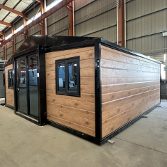 Foldable Container House Wooden Tiny Ready Home For Villas