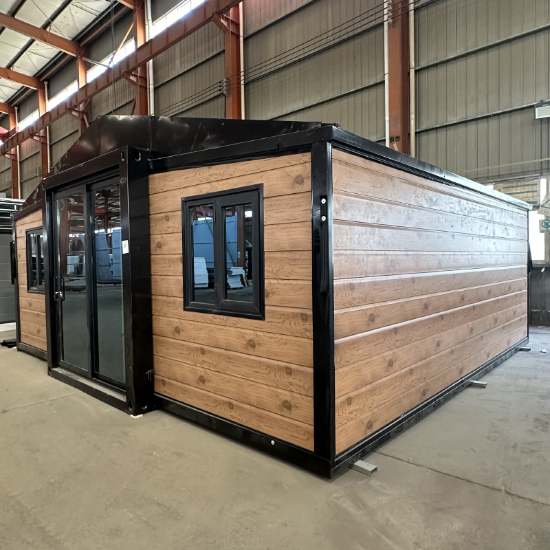 Foldable Container House Wooden Tiny Ready Home For Villas
