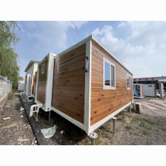 Luxury prefabricated prebuilt folding tiny home With stairs