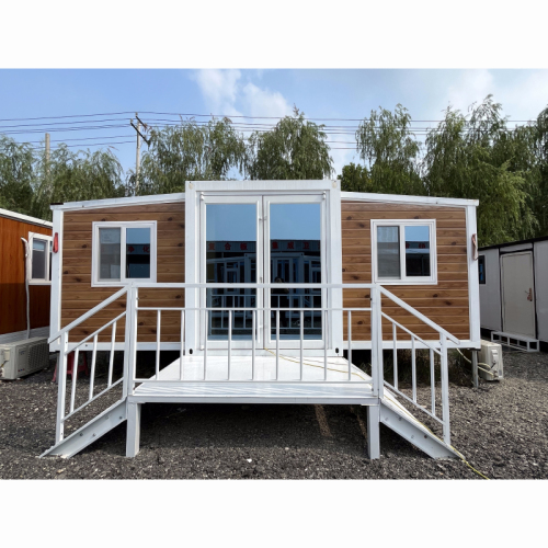 Luxury prefabricated prebuilt folding tiny home With stairs