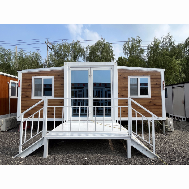 Luxury prefabricated prebuilt folding tiny home With stairs
