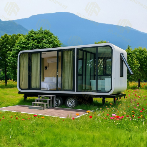 Affordable Apple Pod House Modular Tiny Home on wheel
