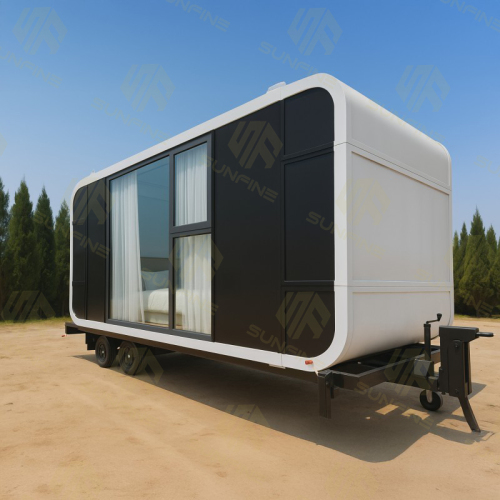 Eco-Friendly Modular Apple House Tiny House with Wheels
