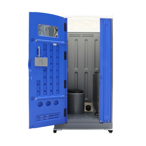 Portable Toilet Cabin with 160L Water Tank &amp; 280L Waste Tank