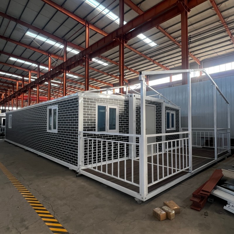 40ft Factory Mobile Homes for Sale | Customizable Folding Tiny Homes with Roof & Terrace