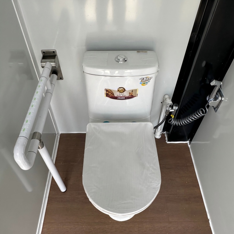 Portable Container Restroom — 20ft Modular Unit with Shower & Office