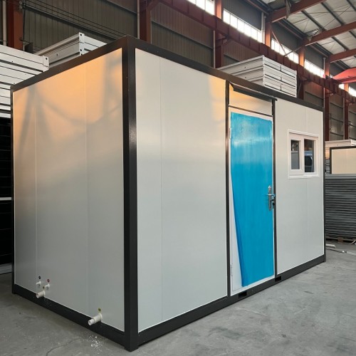 20ft Customized Container Office with Bathroom Prefabricated Office and Restroom Unit