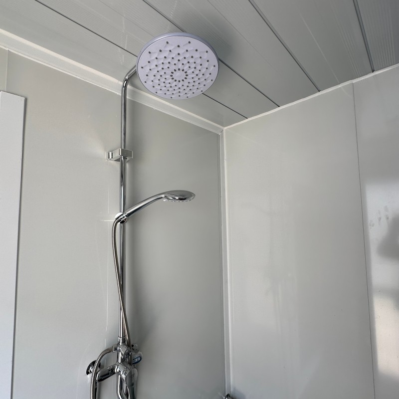 Portable Container Restroom — 20ft Modular Unit with Shower & Office