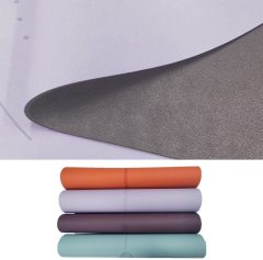 Haiteng 2023 New Premium Frosted Texture Wholesale matt PU Natural Rubber Non-Slip Yoga Mat