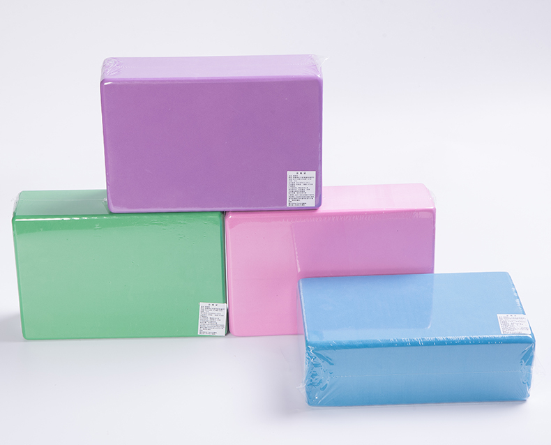 Haiteng Yoga Block Wholesale Anti Slip Exercise Fitness Custom Print EVA Yoga Block Best Selling