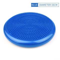 Inflatable Wobble Cushion Balance Disc Stability Trainer for Balance Training PVC Yoga Exercise Balance Board with Hand Pump