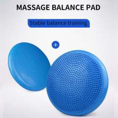 Inflatable Wobble Cushion Balance Disc Stability Trainer for Balance Training PVC Yoga Exercise Balance Board with Hand Pump