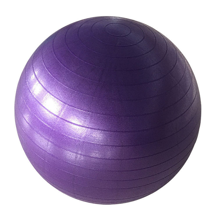 Wholesale Eco Friendly Custom Printed Inflatable PVC Yoga Balance Ball 65cm Fitness Exercise Anti Burst Yoga Ball With Pump