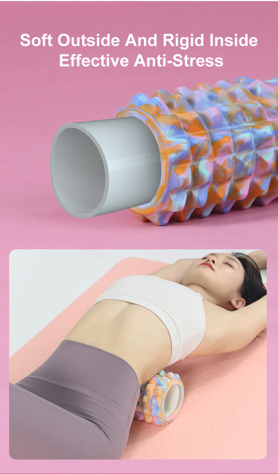 Haiteng Hot Sale foam rollers Wholesale Camouflage Muscle Relax Eco Friendly Fitness 33CM Custom foam rollers For Yoga