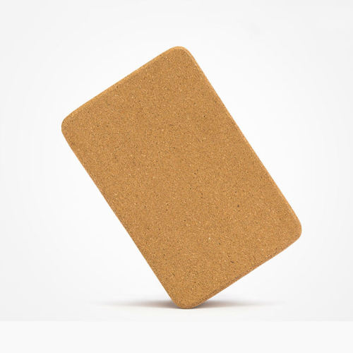 Haiteng Wholesale Eco Friendly Custom Logo 100% Natural High-density Cork Yoga Block, Non-Slip&amp;Anti-Tilt for Women &amp; Men