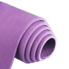 Haiteng Custom Print Yoga Mat Manufacturer Organic 100% TPE Cheap Mat Anti Slip High Density Fitness Eco Friendly Yoga Mat Wholesale