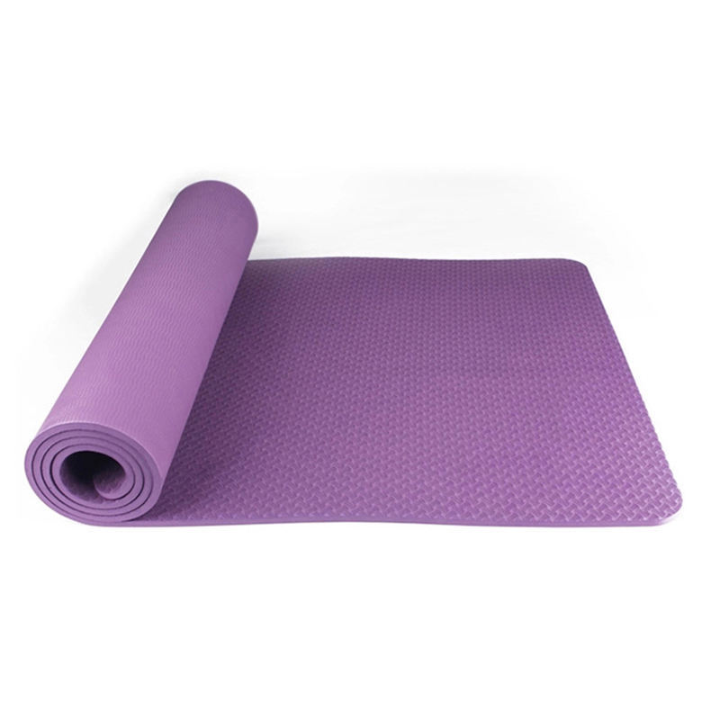 Haiteng Custom Print Yoga Mat Manufacturer Organic 100% TPE Cheap Mat Anti Slip High Density Fitness Eco Friendly Yoga Mat Wholesale