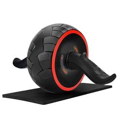 Haiteng Ab Roller Wheel Equipment with Knee Pad Rebound Abdominal Exercise Roller for Abs Core Wheel Ab Workout
