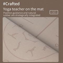 Yoga Mat Best Natural Rubber Non Slip Yoga Mats - Hot Yoga, Odorless Lightweight & Anti-Tear Gym Fitness Exercise Stretching Workout Mat - Large & Thick polyurethane yoga mat