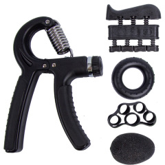 Wholesale Grip Strength Trainer Kit (5 Pack) with Finger Exerciser, Hand Grip Strengthener, Hand Extension Exerciser, Stress Relief Ball and Forearm Workout Ring for Muscle Building and Injury Recover, Silicone Thumb Trainer Gripper