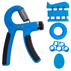 Wholesale Grip Strength Trainer Kit (5 Pack) with Finger Exerciser, Hand Grip Strengthener, Hand Extension Exerciser, Stress Relief Ball and Forearm Workout Ring for Muscle Building and Injury Recover, Silicone Thumb Trainer Gripper