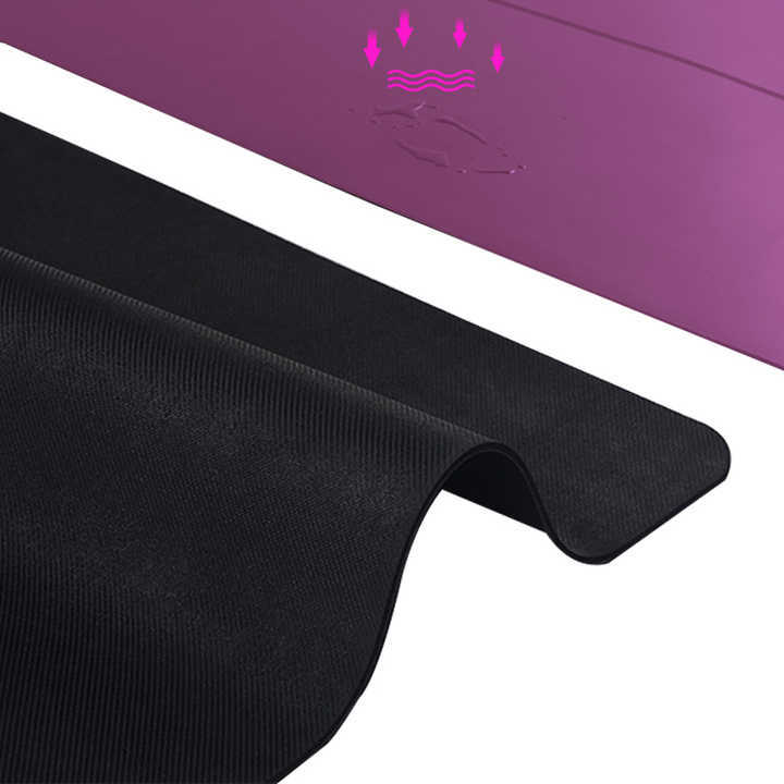 SANFAN yoga mat best Anti Slip Recycled Pilates Black Gym Rubber Floor Mats personalized Eco Friendly Natural Rubber mats Pu Yoga Mat bulk