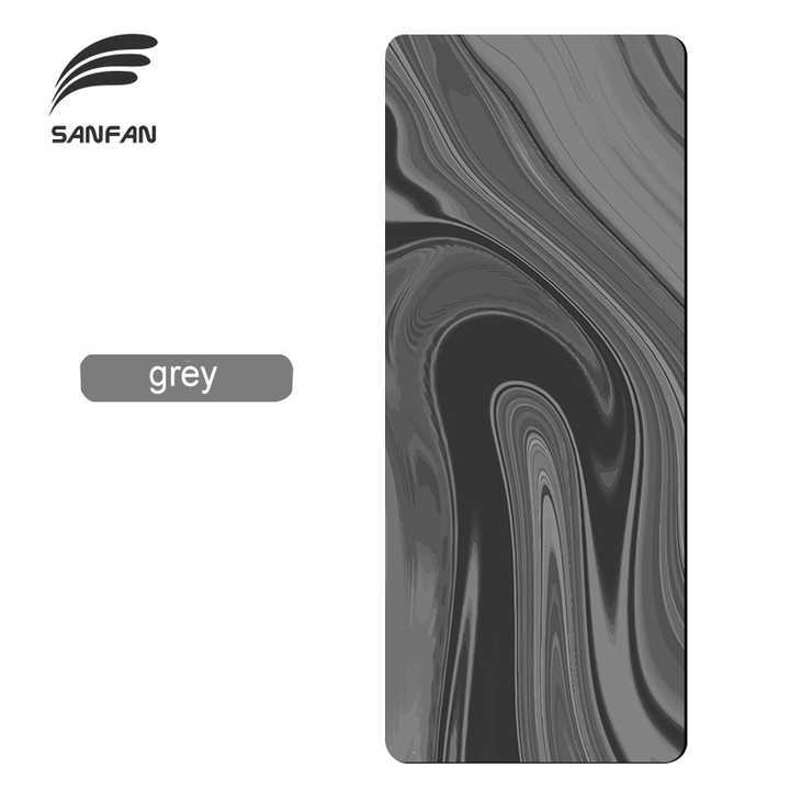Factory Direct Sale Eco-friendly ProGrip Yoga Mat Exercise Mat Non Slip PU Natural Rubber Mat Gym Pilates Mat 5mm Digital Yoga Mat Large Hot Yoga Mat