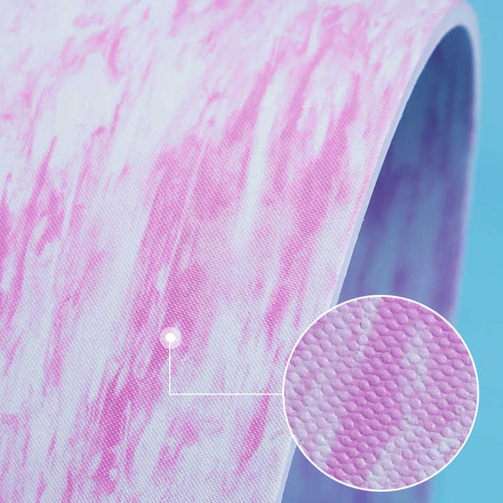 Factory Price Extra Thick High Density Yoga Mat Marble TPE Exercise Mat Non Slip Waterproof High Quality Custom Yoga Mat Print